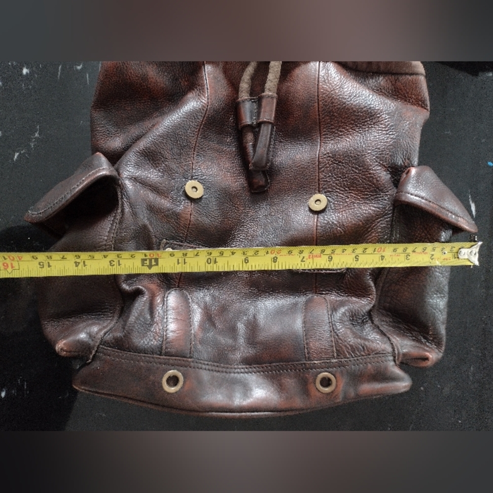 Stylish 100% Leather Zara Backpack - Picture 13 of 14